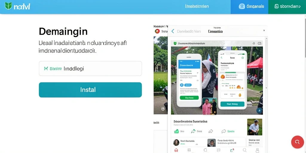 Tampilan awal aplikasi 789BNI yang menarik.