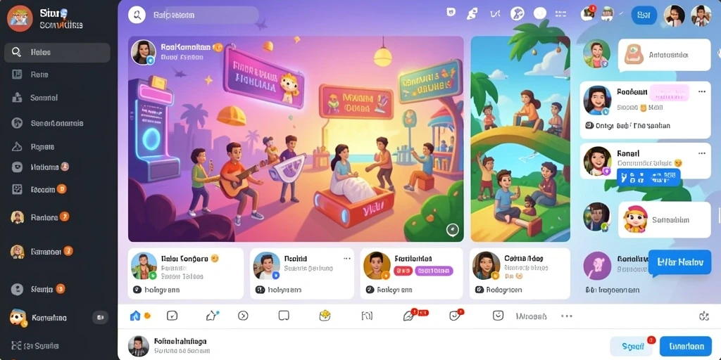 Screenshot menunjukkan antarmuka permainan yang menarik.