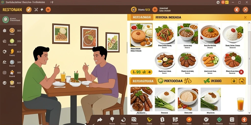 Tampilan antarmuka yang menarik dan mudah digunakan.