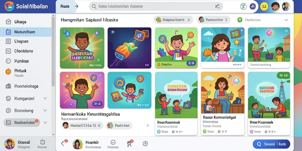 Antarmuka pengguna yang intuitif dan menarik.