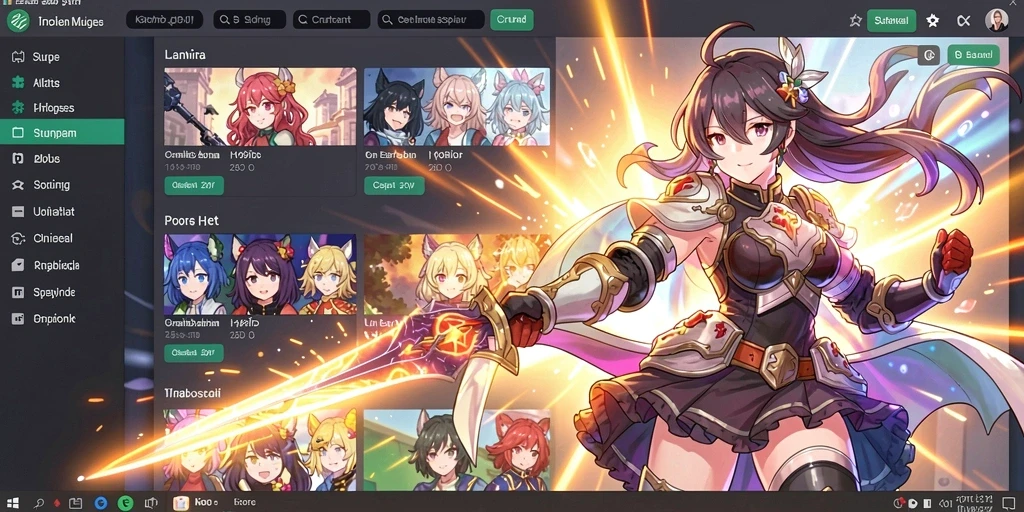 Tampilan awal game KAKRP dengan karakter menarik.