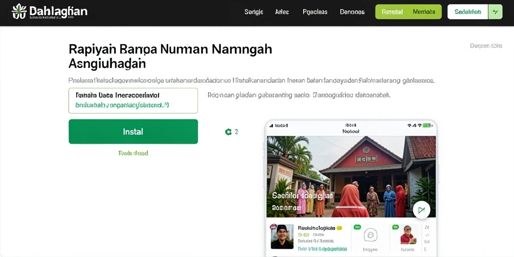 Tampilan awal KATAKWIN dengan karakter lucu.