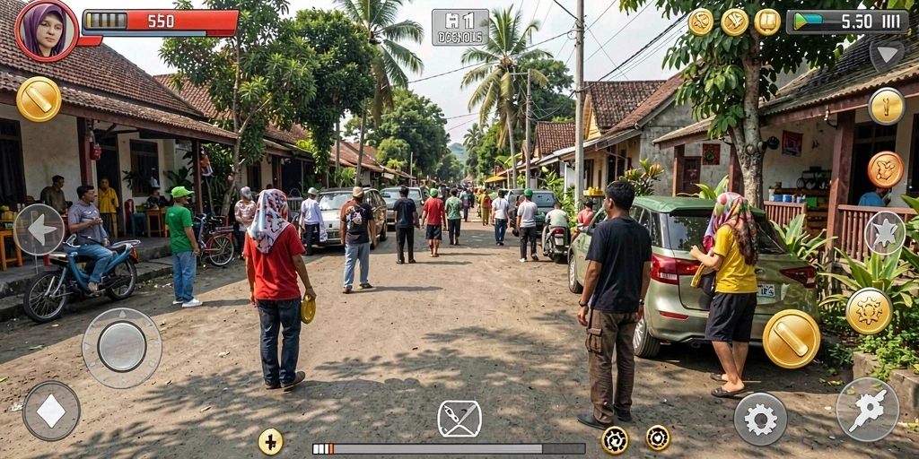 Tampilan antarmuka LEDAK388 yang menarik.