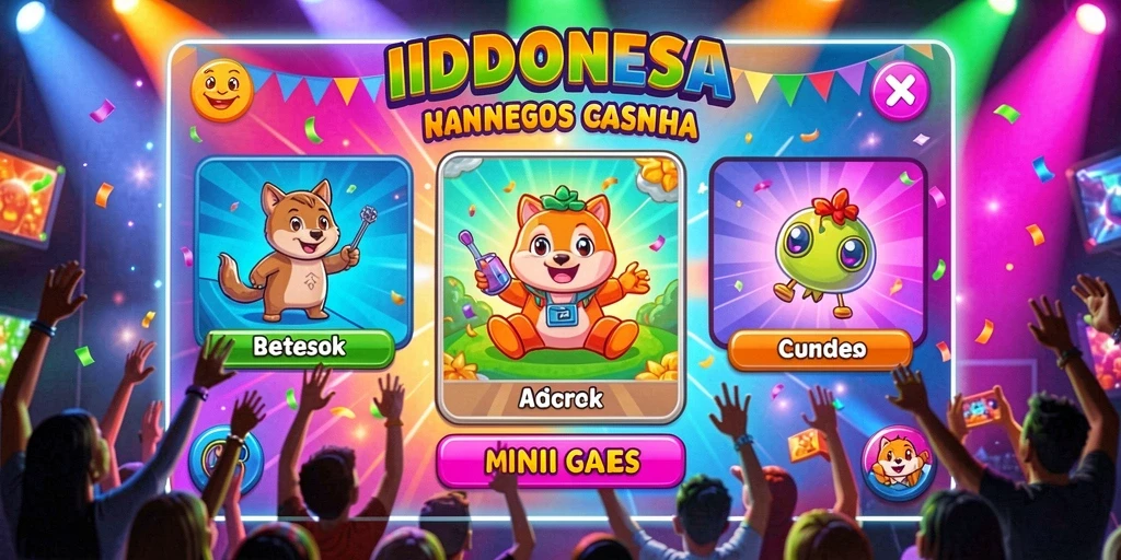Tampilan awal game yang mengesankan dan interaktif.