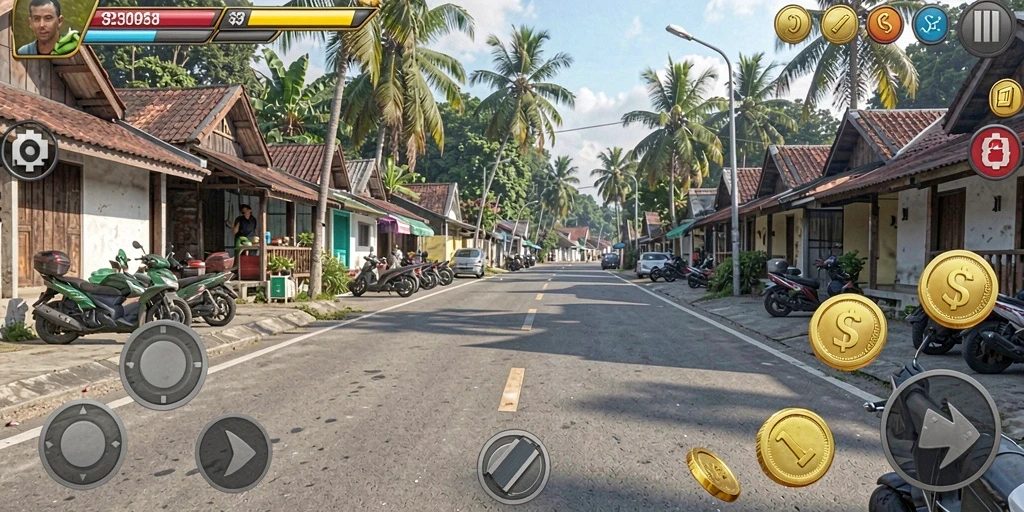 Tampilan antarmuka yang menarik dan informatif.